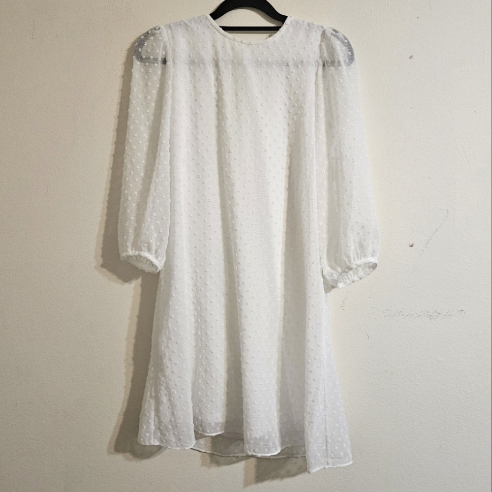 Calvin Klein Chiffon Overlay Dress NWOT